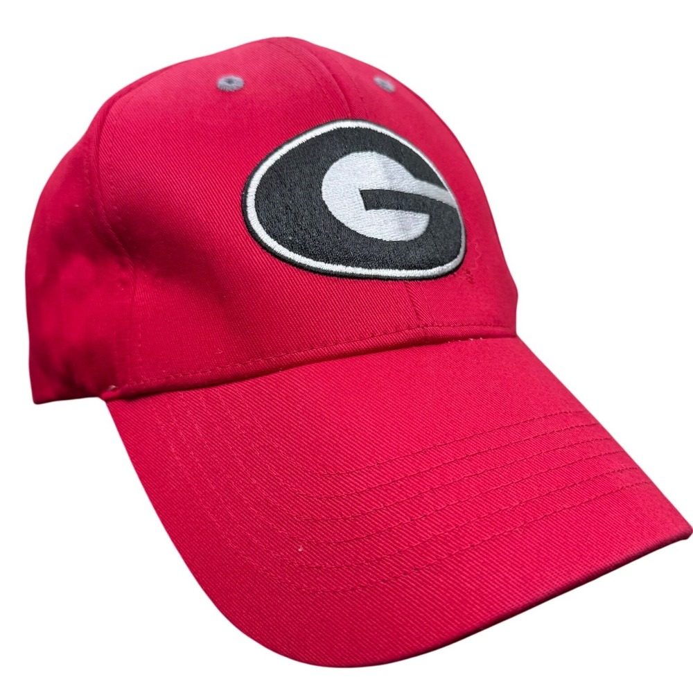Captivating Headgear Georgia Bulldogs Hat Red‎ Adjustable Baseball Cap NCAA